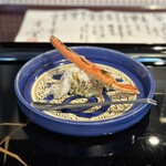 割烹 新多久 - ズワイ蟹炭炙り