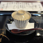 割烹 新多久 - 春菊の茶碗蒸し