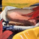 割烹 新多久 - 菊のおひたし、猪、荏胡麻、きのこ