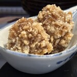 割烹 新多久 - 猪唐揚げ