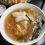 チャイニーズレストラン 一番 - ●棒棒鶏ランチ　900円のラーメン