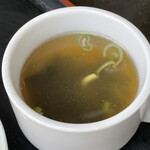 チャイニーズレストラン 一番 - 一番ランチ　940円のスープ