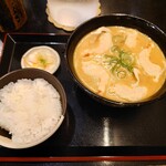 Takeya - 海老天カレーと白御飯