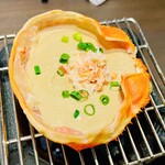 かに・海鮮居酒屋 かに新 - かに味噌甲羅焼き