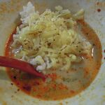 ラーメンステーション西中島南方 - 炙りチーズリゾットダイブ