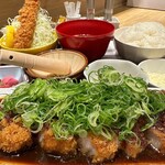 とんかつ 海老かつ幸せや - 