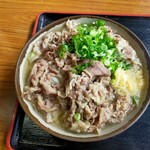 手打ちうどん 上田 - 肉かけ 大