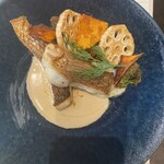 俺のフレンチ - 鯛のポワレ バンブランソース