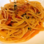 リストランテ フォレスタ・ヴェルデ - 干しエビとセミドライトマトのトマトクリームソース