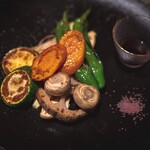 Teppanyaki Appare - 焼野菜の盛り合わせ