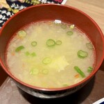 Ajian Kicchin - プレオープンメニュー「カツカレー定食」(950円)のスープ