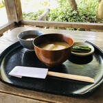 すや 西木 - 栗しるこ