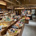 農絆卓恵 地産美食の小皿料理 - 一階のfood base camp（六次化応援直売所）
