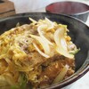 Ranchi Hausu Gucchi - カツ丼(￥850)。玉ねぎたっぷりです！