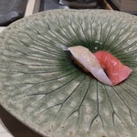 銀座のみこ寿司 - かんぱち、中とろ