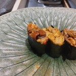 銀座のみこ寿司 - うに3貫