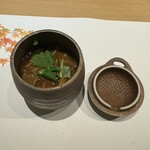 Shibuya Fugu Tatsu - 栗ときのこのあんかけ茶碗蒸し