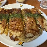 かたぎり - お好み焼き　肉玉子入り