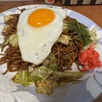 かたぎり - 焼きそば　肉玉子入り　盛り1.5人前