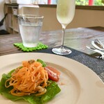 パスト エ カフェ 幸庵 - ●前菜2
      キャロットラペ　フレンチ風ドレッシング