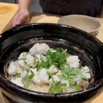 Shokudou Akari - 伝助穴子と実山椒の釜飯✨