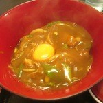 庵治亭 - カツカレー丼（小）（肉スリ）