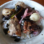 吾妻家 - 自分でつくった焼き鳥丼（ミニ版）翌日