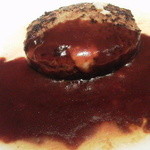 駿河 - 2013.11.5  モッツァレラチーズプレミアムハンバーグ☆　（small １３０ｇ）　９８０円