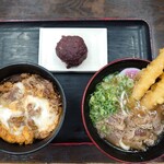 資さんうどん - 選べるしあわせセット(ミニぼた餅つき)880円