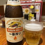 広州市場 - 今日は夏日で朝からキンキンに冷えたビールが旨い！