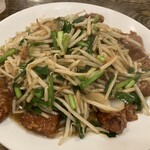 らーめんはうす - ニラレバ炒め