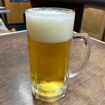 串かつ本陣 - 生ビール。