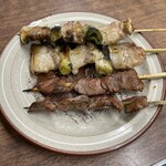 串かつ本陣 - ねぎまとしんぞう。