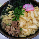 岡製麺所 - 幸せうどん500円