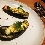 Brasserie vie - 世田谷区岡本　榎本農家秋茄子のステーキ