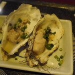 魚三四味家 - 北海道、焼きガキ