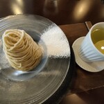 和栗や - プレミアムモンブラン煎茶付　2,400円