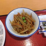 盛岡月が丘食堂 - 金平牛蒡