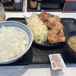 Yoshinoya - 唐揚げ定食