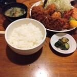 秀膳 - ミックスフライ定食