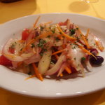 トラットリア ピッツェリア アミーチ - 真ダコとセロリの冷製サラダ