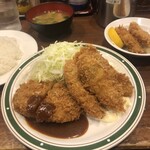 かつれつ四谷たけだ - メンカキ定食