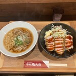 中村麺兵衛 - ソースカツ丼蕎麦セット