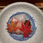 帝国ホテル 寅黒 - お造り、ピンピンの甘鯛とプリップリの