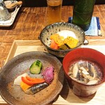 手打蕎麦 じゆうさん - お通し3品