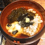 手打蕎麦 じゆうさん - 蕎麦の実とろろ