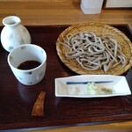 笊蕎麦 刻 - 太っとい田舎そば…ソレもソレで旨いんです