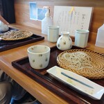 笊蕎麦 刻 - 対比