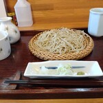笊蕎麦 刻 - ざるそば普通盛り正面