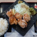 伊藤和四五郎商店 - 唐揚げ定食＠¥935